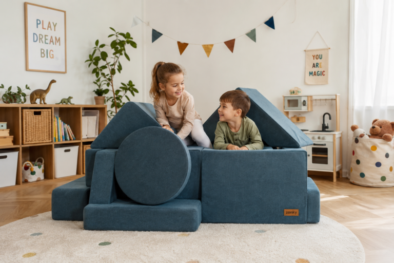 The Zonky Play Sofa: A Modular, Washable Kids Sofa That Grows with Imagination